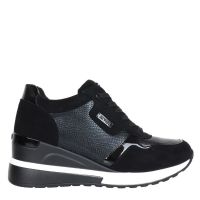 Seven Γυναικείο Sneaker P119R5223G46 Μαύρο Φίδι