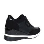 Seven Γυναικείο Sneaker P119R5223G46 Μαύρο Φίδι