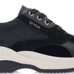 Seven Γυναικείο Chunky Sneaker P119R020308R Μαύρο 
