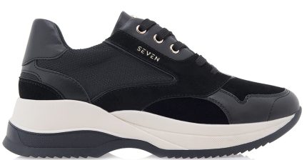 Seven Γυναικείο Chunky Sneaker P119R020308R Μαύρο