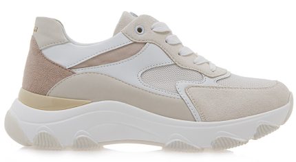 Seven Γυναικεία Sneaker Q119R632324A Off White Μπεζ