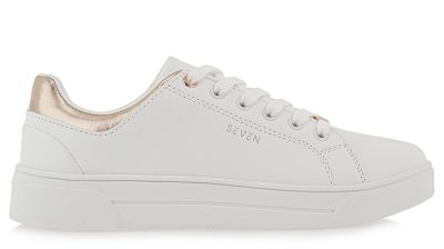 Seven Γυναικεία Sneaker Q157Q038265S Λευκό Ροζ Χρυσό