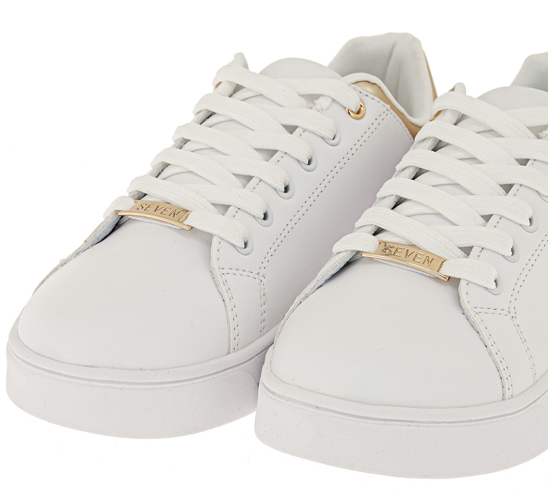 Seven Γυναικεία Sneaker Q157Q0382677 Λευκό Πλατίνα