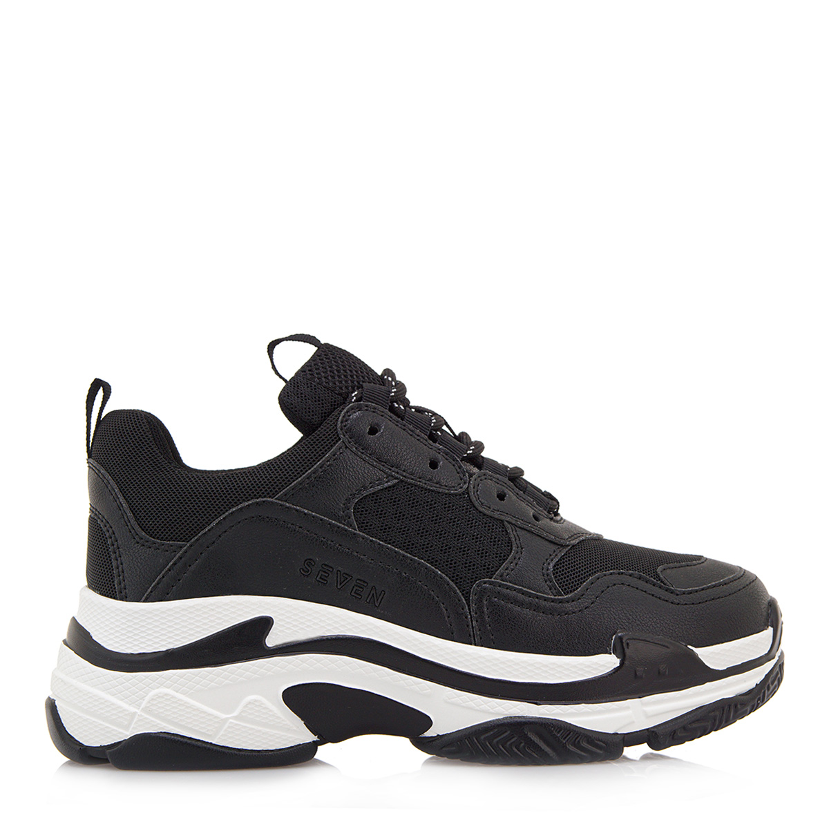 Seven Γυναικεία Sneaker R116W0373001 Μαύρο Seven Γυναικεία Sneaker R116W0373001 Μαύρο