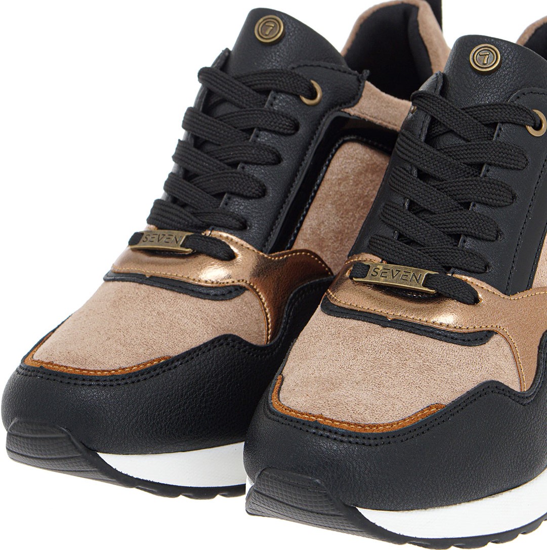 Seven Γυναικεία Sneaker R119R1413N37 Μαύρο