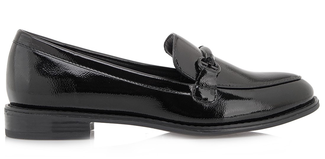 Seven Γυναικεία Loafer R134Y2221028 Μαύρο Βερνί Σπαστό Seven Γυναικεία Loafer R134Y2221028 Μαύρο Βερνί Σπαστό