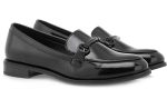Seven Γυναικεία Loafer R134Y2221028 Μαύρο Βερνί Σπαστό