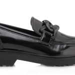 Seven Γυναικεία Loafer R185L001249J Μαύρο Φλωρεντίκ