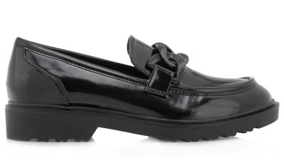 Seven Γυναικεία Loafer R185L001249J Μαύρο Φλωρεντίκ