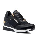 Seven Γυναικείο Sneaker T119R3954A71 395  Μαύρο Χρυσό Glitter