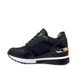 Seven Γυναικείο Sneaker T119R3954A71 395  Μαύρο Χρυσό Glitter