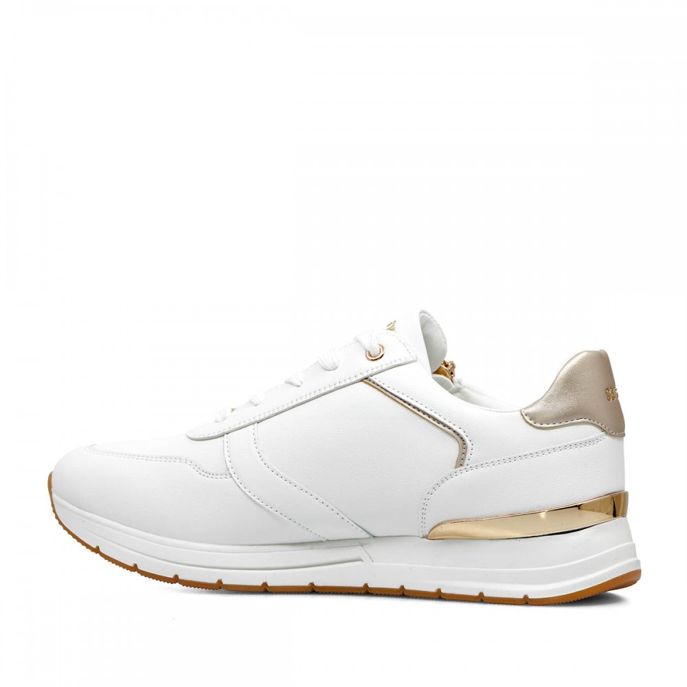 Seven Γυναικείο Sneaker S119R1103677 Λευκό - Πλατίνα