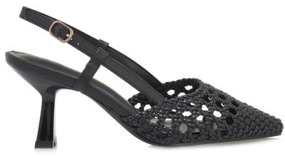 Seven Γυναικεία Slingback Γόβα S470V3034001 Μαύρο