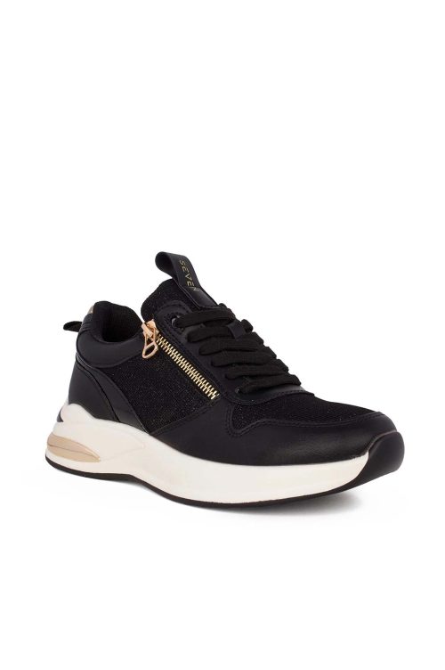 Seven Γυναικείο Sneaker T101A801211X03 801 Μαύρο