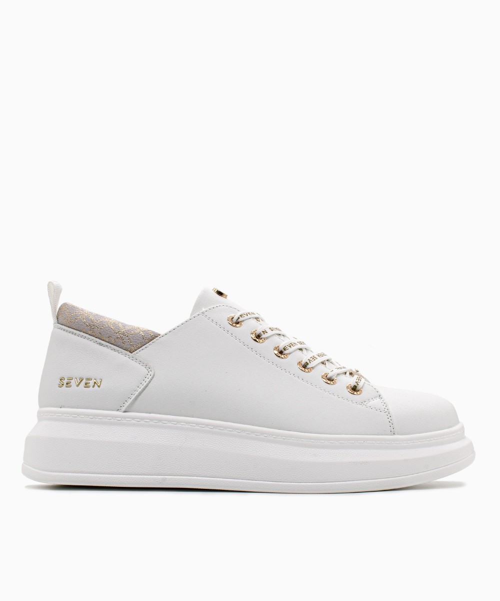 Seven Γυναικείο Sneaker T119R205208E03 205 Λευκό Πλατίνα