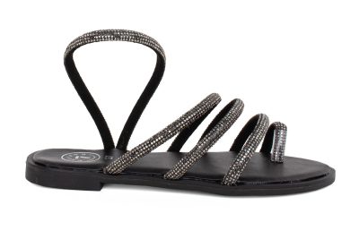 Seven Γυναικείο Σανδάλι P3300-388 O468D388100105 Μαύρο