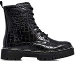 Seven Γυναικεία Μποτάκια  P335S5652024 Μαύρο