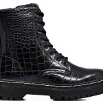 Seven Γυναικεία Μποτάκια  P335S5652024 Μαύρο