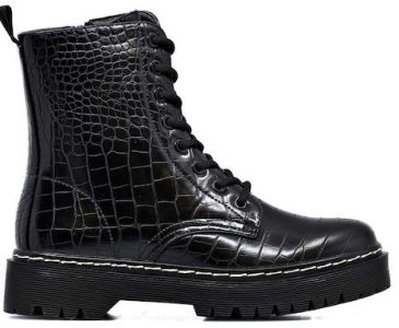 Seven Γυναικεία Μποτάκια  P335S5652024 Μαύρο