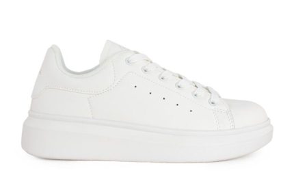 Seven Γυναικεία Sneakers Eco Leather O123A010265107 Λευκό
