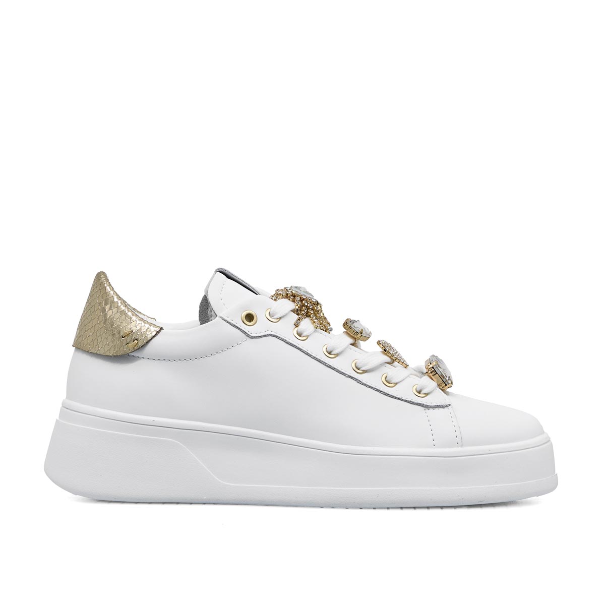 Seven Γυναικείο Sneaker T125Q791252R Λευκό Χρυσό