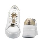 Seven Γυναικείο Sneaker T125Q791252R Λευκό Χρυσό