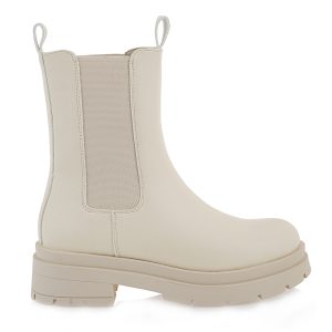 Seven Γυναικείο Μποτάκι Chelsea P319R0103411 Off White