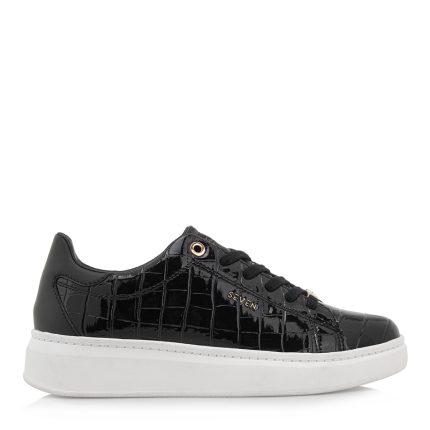 Seven Γυναικείο Sneaker R157Q432253Y Μαύρο Κροκό