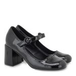 Seven Γυναικεία Γόβα Mary Jane T185L413402805 413 Μαύρο