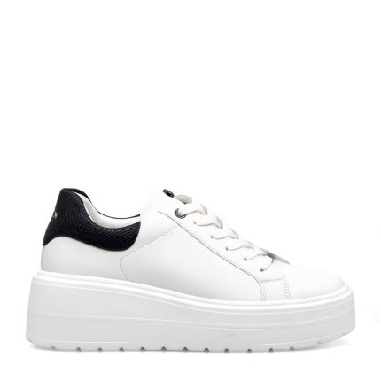 Seven Γυναικείο Sneaker T119R4423656 442 Λευκό Μαύρο Φίδι