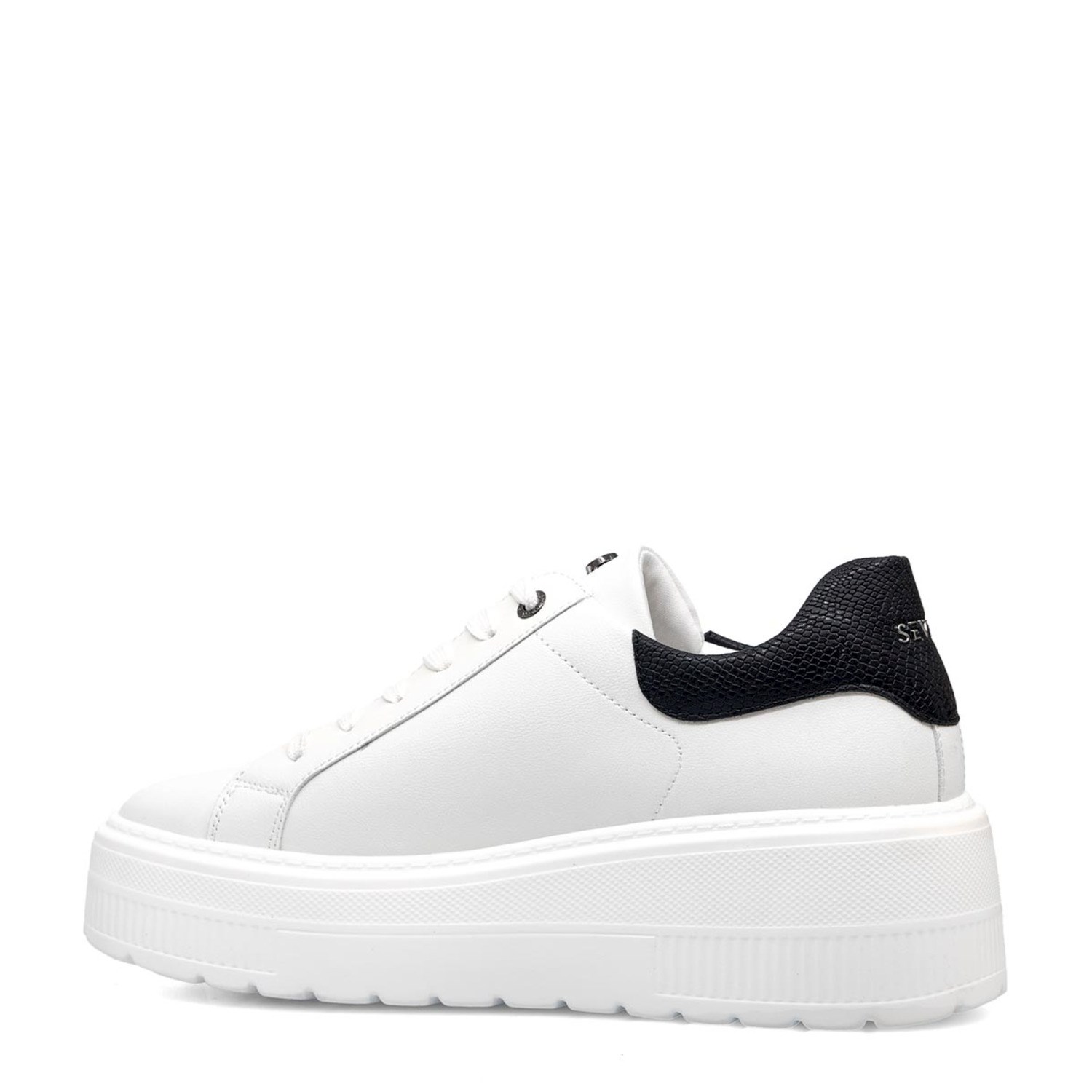 Seven Γυναικείο Sneaker T119R4423656 442 Λευκό Μαύρο Φίδι
