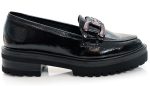Stefania Γυναικείο  Loafer  3160 Μαύρο Λουστρίνι