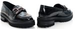 Stefania Γυναικείο Loafer 3160 Μαύρο Λουστρίνι